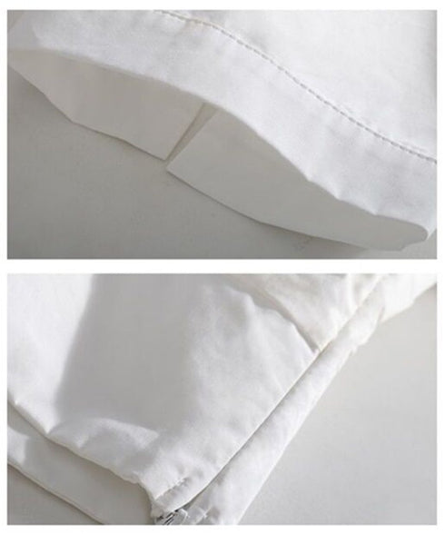 Circle Accent Asymmetric Blouse